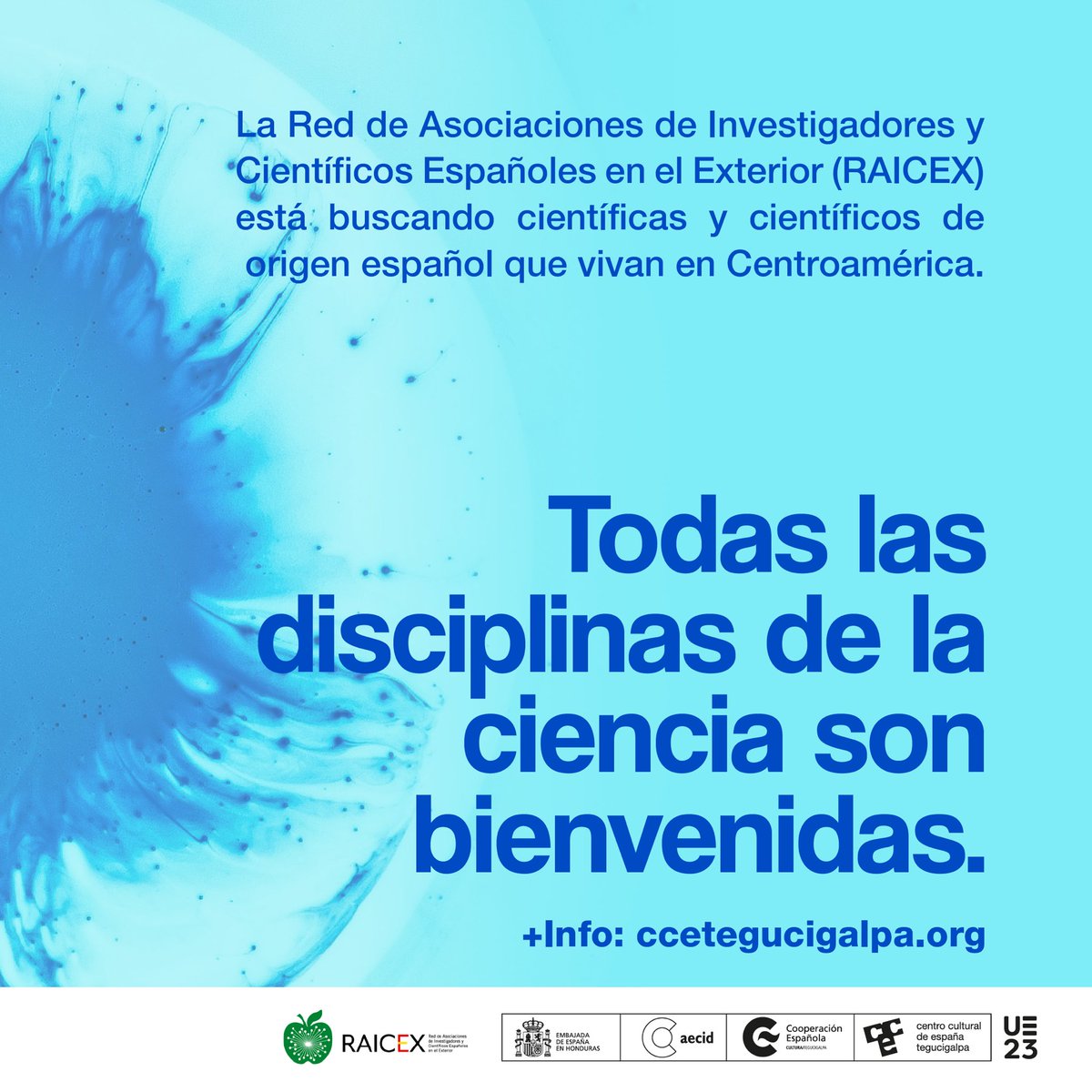 CCETegucigalpa's tweet photo. 🔍🕵🏻‍♀️Estamos en búsqueda de científicos y científicas como tú.

🕵🏻‍♀️¿Te dedicas a la ciencia, eres de nacionalidad española y te encuentras en Centroamérica? https://t.co/627dBp6VOS
