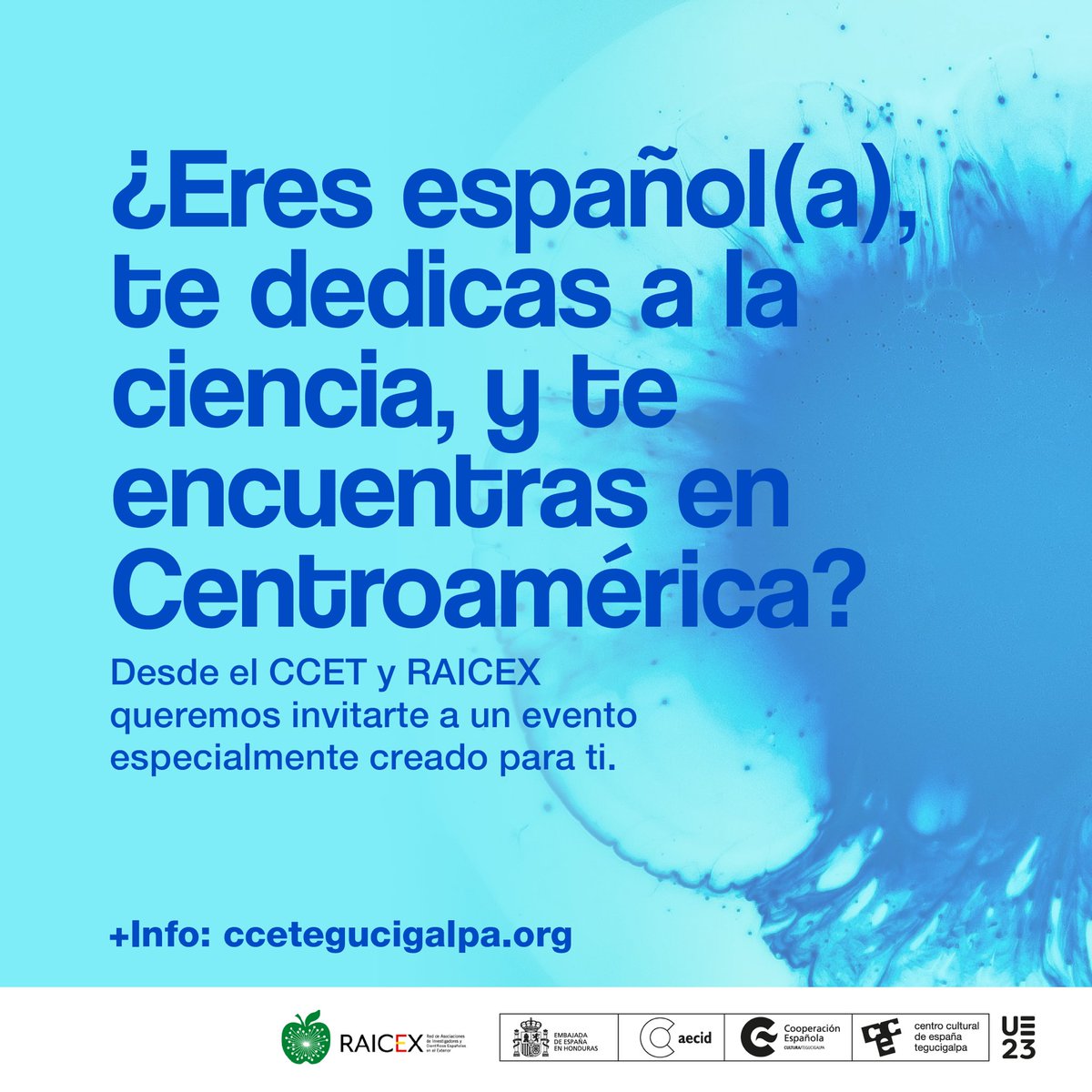 CCETegucigalpa's tweet photo. 🔍🕵🏻‍♀️Estamos en búsqueda de científicos y científicas como tú.

🕵🏻‍♀️¿Te dedicas a la ciencia, eres de nacionalidad española y te encuentras en Centroamérica? https://t.co/627dBp6VOS