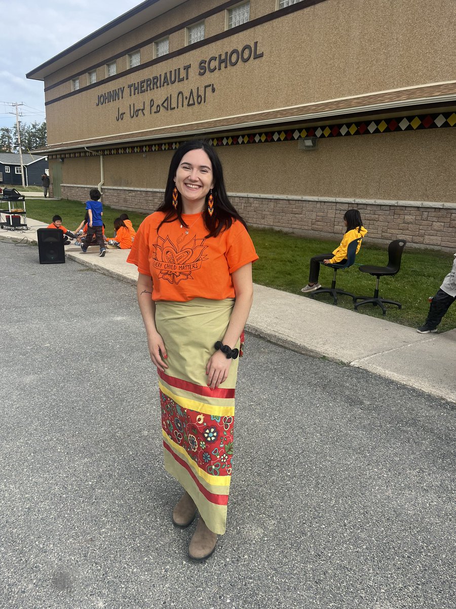 MyahBirrell's tweet photo. What an incredible few days spent learning with and from the Elders and Knowledge keepers at Aroland First Nation. Chi-Miigwetch to all the educators at Johnny Therriault School for welcoming me with open arms. Heart is so full 🧡 https://t.co/HrthzNOUiB