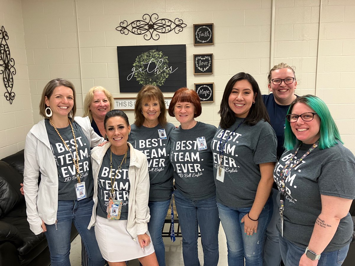 These women brighten my lunch everyday, but with a cookie competition to judge and matching shirts, our Friday lunch was extra special. #BELLieve