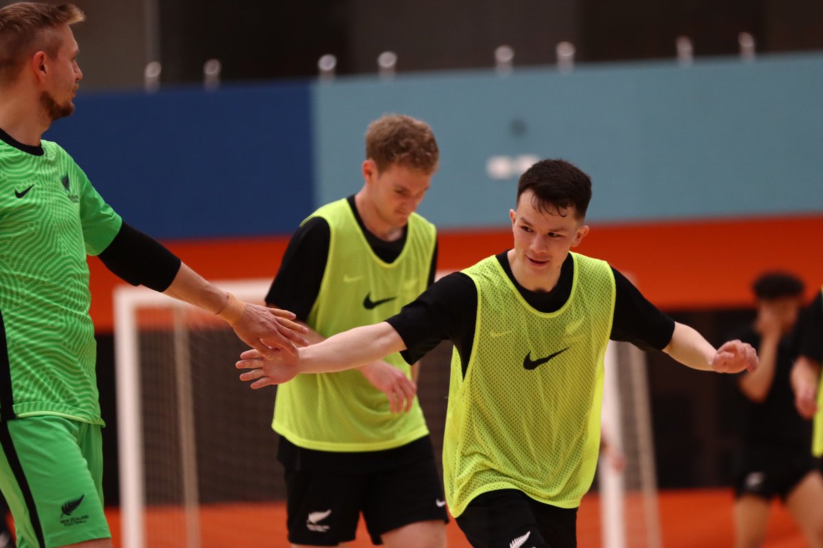 NZ_Football's tweet photo. Matchday -1 for the Futsal Whites 💪

Head to Bruce Pulman Arena at 4pm tomorrow to watch their first match at the OFC Futsal Nations Cup against Vanuatu 🇻🇺 🏆 https://t.co/IvPnE1boel