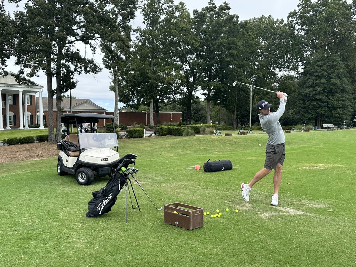 Great days work with 2006 US Open Champ Geoff Ogilvy. Plan is in place #letsgo