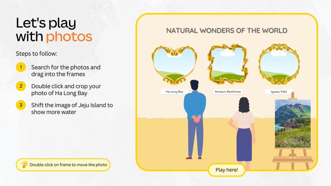 CanvaEdu's tweet photo. NEW #CanvaEDU Design Skills for Ss course including: 6 engaging How-to videos and 6 Learning Playgrounds!

Learn through hands-on activities:
🔺Elements
🔠Text
📸Photos and Videos
📹Record Yourself
🖍Draw
✨Apps

Fun for adults too!!🥳️ Find it here! https://t.co/2GQ6aMhkjd https://t.co/API25V1nw7