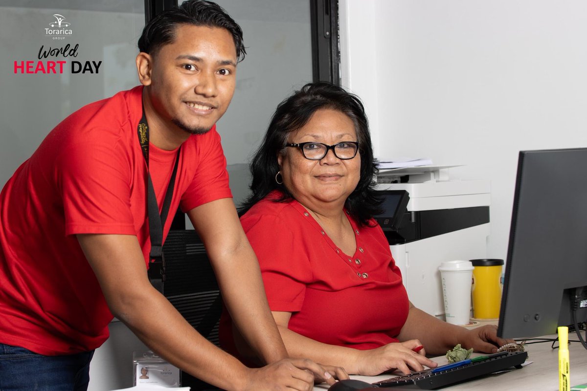Torarica's tweet photo. The Torarica Group wears RED with pride for World Heart Day! ❤️ On this special day, we raise awareness about the importance of a healthy heart and encourage everyone to make heart-healthy choices. Let's take steps towards a healthier, happier life together. #WorldHeartDay https://t.co/qa6x8uUbTY