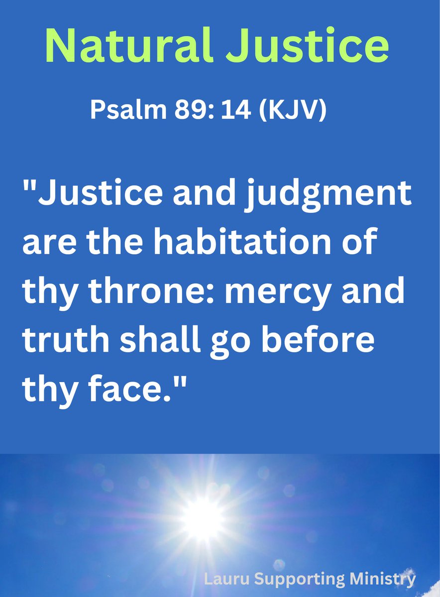 🌏
@IslandsHerald
@NewsSibc
@TavuliNews
@SolomonTimes

Divine natural justice grows on the foundations of the principles of Justice and Mercy. Justice and Mercy are the foundations of God's Throne. To demonstrate justice and mercy at the same time.
#God
#NaturalJustice