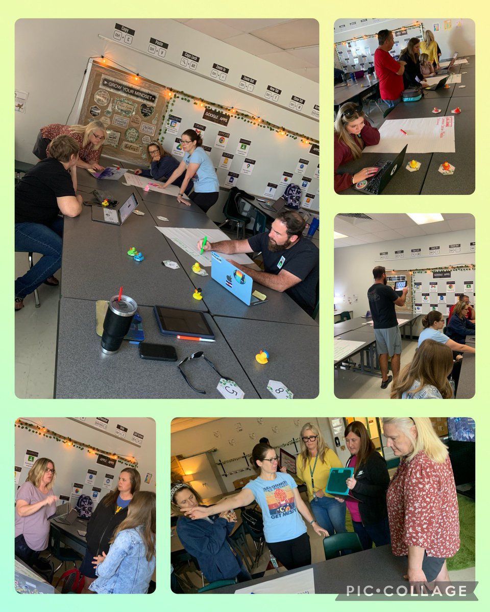 Fun and productive day of learning with the elementary computer teachers today.  Topics of conversation included digital citizenship and shared Google drive.  #1stDistrictPDDay
#WeAreWentzville
#WSDLearns