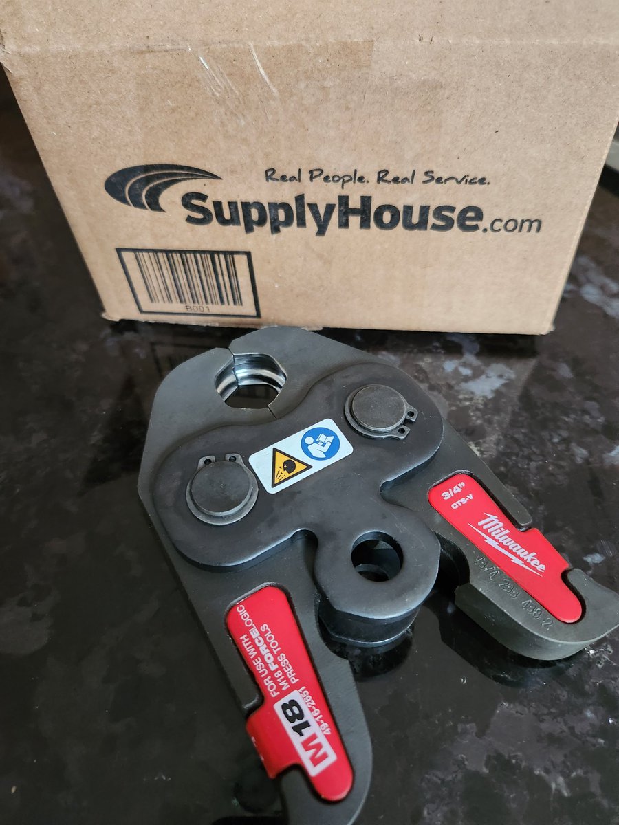 PA76PLUMBER's tweet photo. Shout out to @SupplyHouse_com for the speedy same day delivery. You guys ROCK!!!
#Milwaukee #TeamRed #Propress https://t.co/9MIKAzeImB