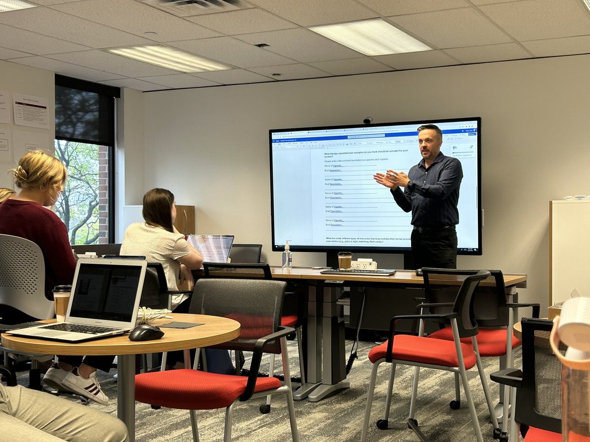 craigjbryan's tweet photo. Wrapping up #SuicidePreventionMonth, we held our first team mtg at @OhioStateMed’s STRIVE HQ today to develop a new online BCBT training platform with @DrJbake @lrkhazem @DanielTaylorPh1 @sdaruwala1 https://t.co/VPoz5rBoTk