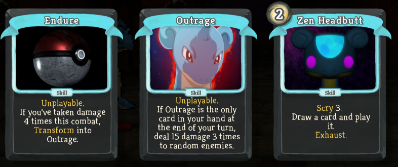 excellund's tweet photo. We managed to add two new cards to the collection this time: Endure and Zen Headbutt. Check in next time to see what we might be adding next! https://t.co/JWKdfh3HF8