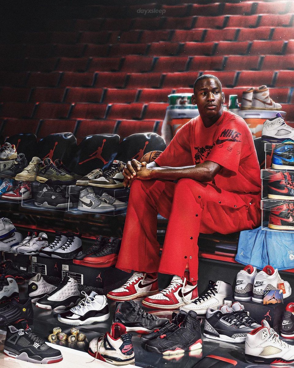 SneakerNews's tweet photo. His Airness. https://t.co/6pyB0J4cUw