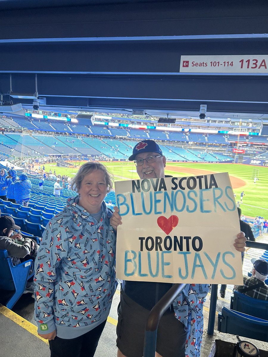 amyspurrell's tweet photo. Night Two ⚾️❤️🐦 @SNETCampbell @SNKenReid @ArashMadani @Sportsnet @BlueJays #novascotia #bluenoser #torontobluejays https://t.co/bINH42HV03