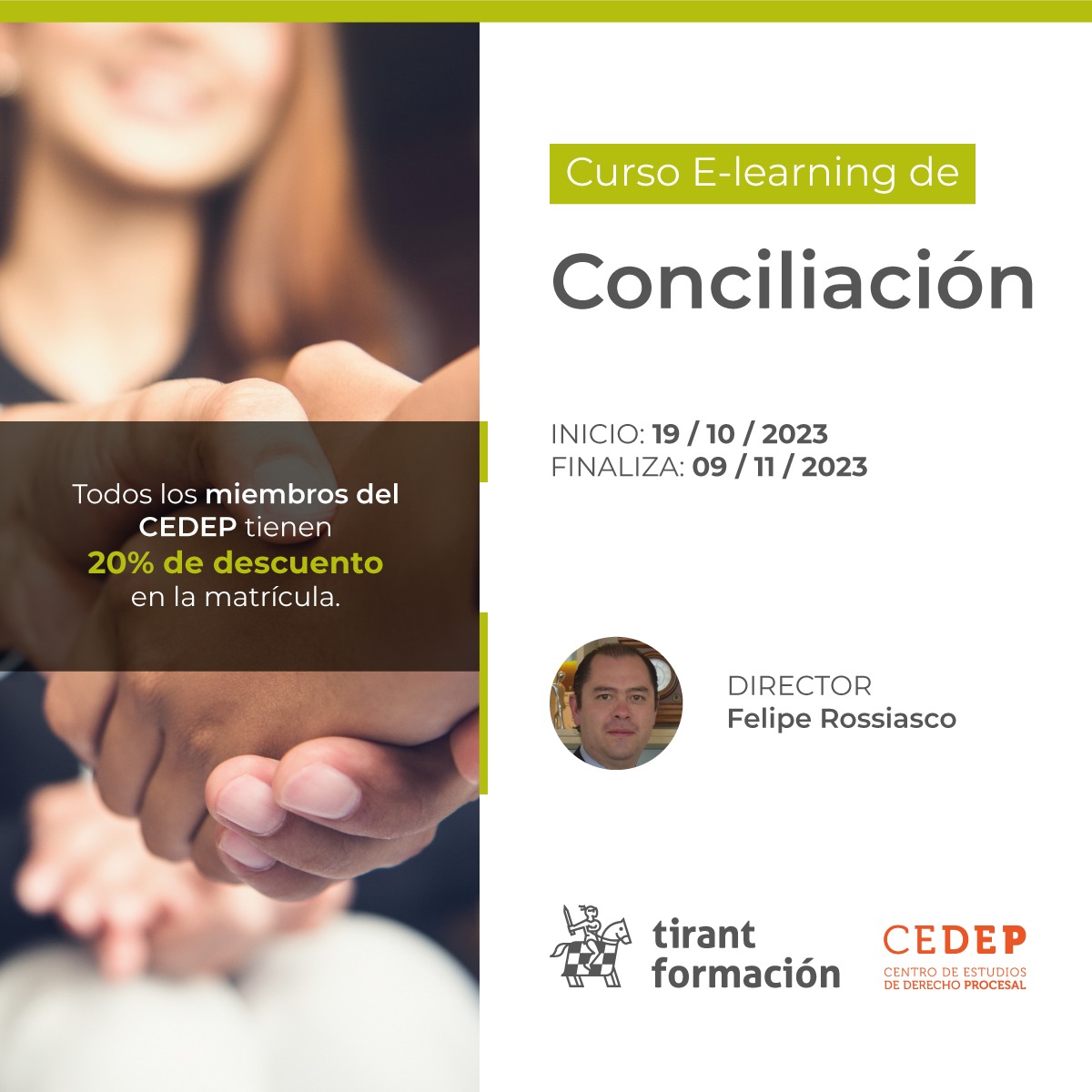 CedepCol's tweet photo. ¿Eres miembro del Cedep?

Actualiza tus conocimientos sobre la conciliación con la entrada en vigencia de la Ley 2220 de 2022 con un 20% de descuento.

👉 Información: https://t.co/LhdP4PTuTZ
👉 Registro: https://t.co/heCCgnCWmo

#Cedep #Conciliación https://t.co/Rmg1SJE80e