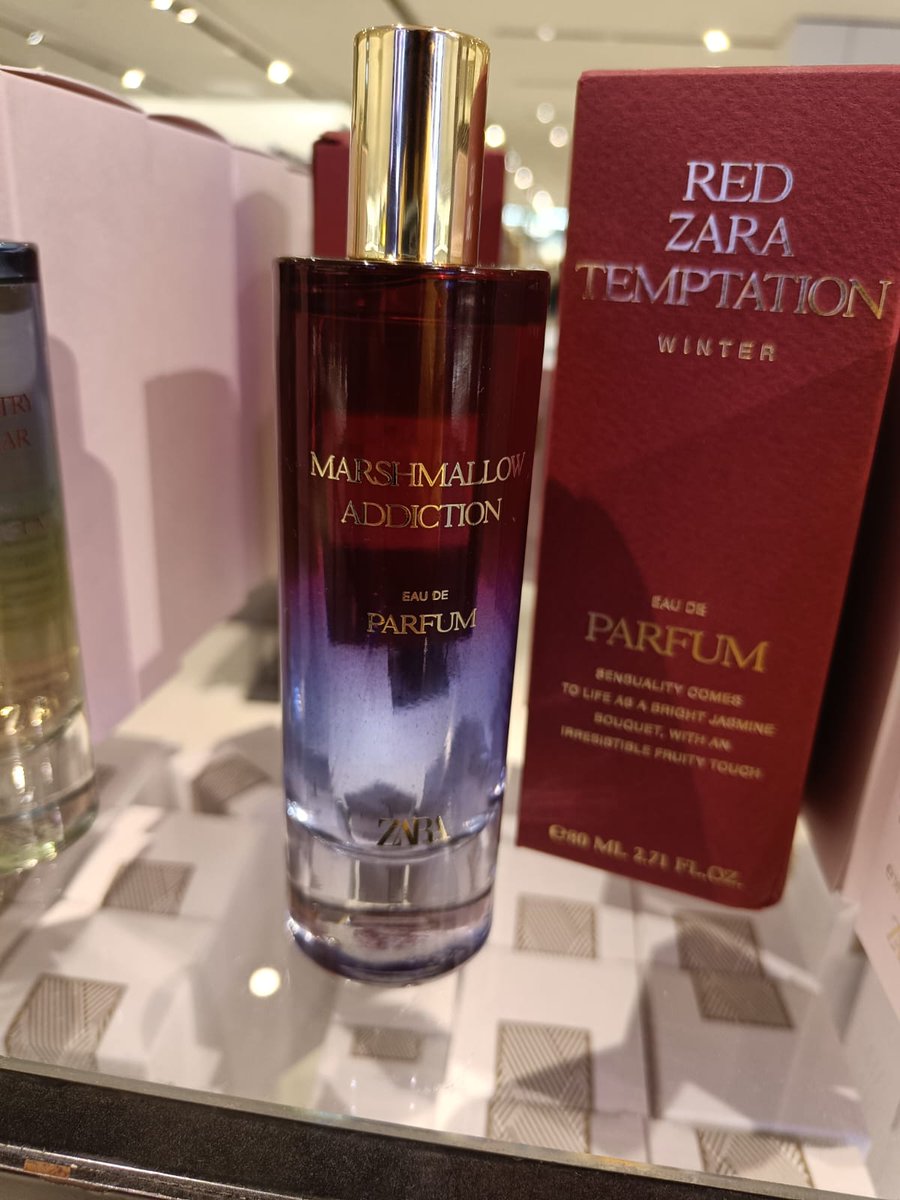 japu09's tweet photo. @ZARA_Care need help with this perfume called marshmallow addiction. It is out of stock online and even in one of the stores. Just wanted to check if it will be restocked or not. https://t.co/MvrYJR0ghm