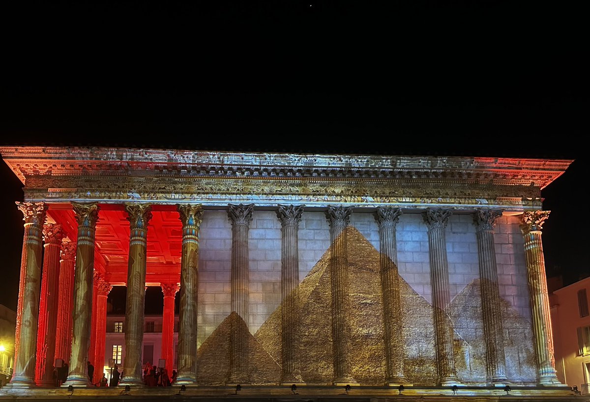 syldu30's tweet photo. Soirée spéciale à Nîmes suite l’inscription de la Maison Carrée sur la liste du patrimoine mondial de l’Unesco. @nimes @UNESCO_fr  ravie pour ma ville     Voici quelques photos de cette soirée. https://t.co/P2rxeUm9Up