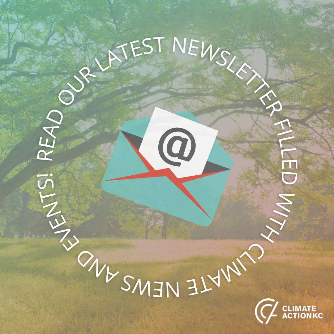 Get Climate Action KC news and events delivered right to your inbox every month! Our latest drop includes our 3rd Annual Climate Summit wrap-up, 15th Annual Green Commute Challenge and more! Check it out 👉 bit.ly/3tb7aca