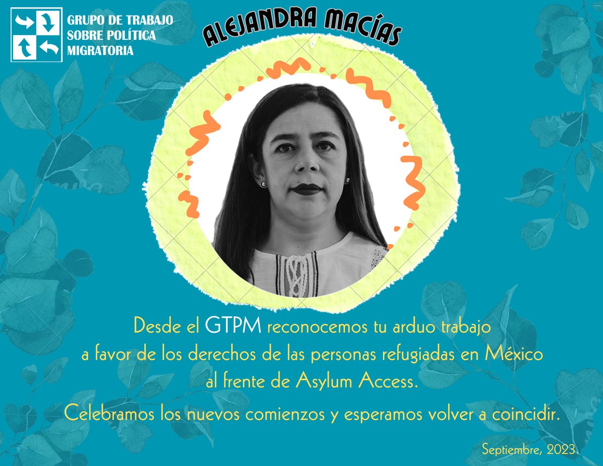 GTPM_MX's tweet photo. Nos seguiremos encontrando
¡Mucho éxito en tu andar, @AleMacias26! https://t.co/v7t6ettfko