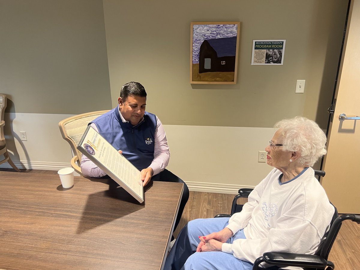 SenatorCooney's tweet photo. Was so happy to celebrate Ms. Alice Holloway's 100th birthday with a NYS Proclamation! Thank you @JewishSLife for showing us around and allowing us to honor Alice's incredible Rochester legacy. https://t.co/rr9kIHGns6
