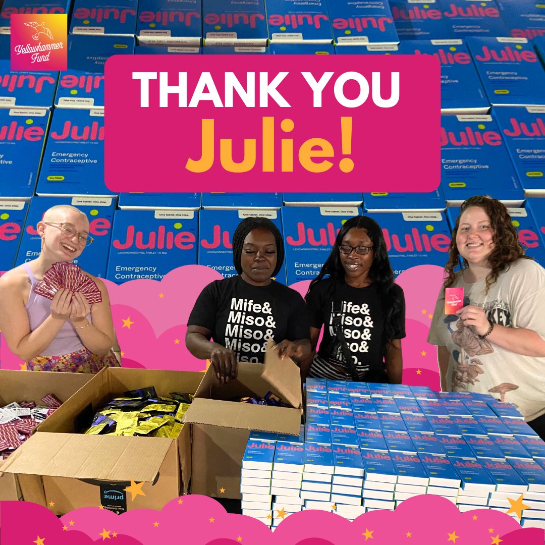 Happy Friday y’all! We kicked off our weekend swimming in <a href="/julie_products/">Julie</a> heaven at our packing party! 💖 We're grateful to our volunteers who helped us pack 725 safer sex kits to be shipped to anyone who needs them in AL, MS &amp; the FL Panhandle. 🙌 #WeTakeCareOfUs #DeepSouth