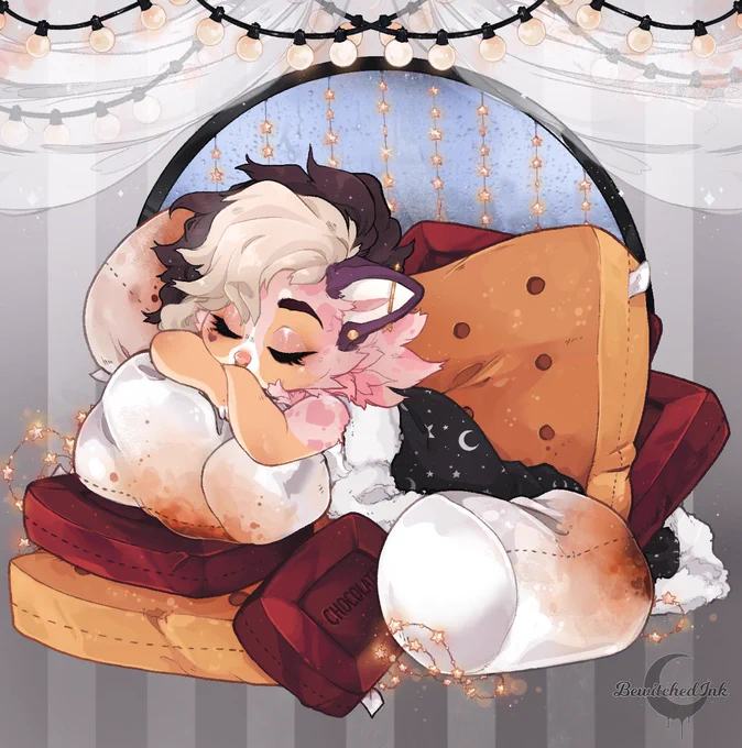    S'MORE NAPS   "If I was tiny I would sleep on a marshmallow" For those who are equal parts soft, sweet, and sleepy~ 1 5 0 Closing 10/1/23 Human or Furry   Comment "CLAIM" for a slot    R•T•s are very appreciated  