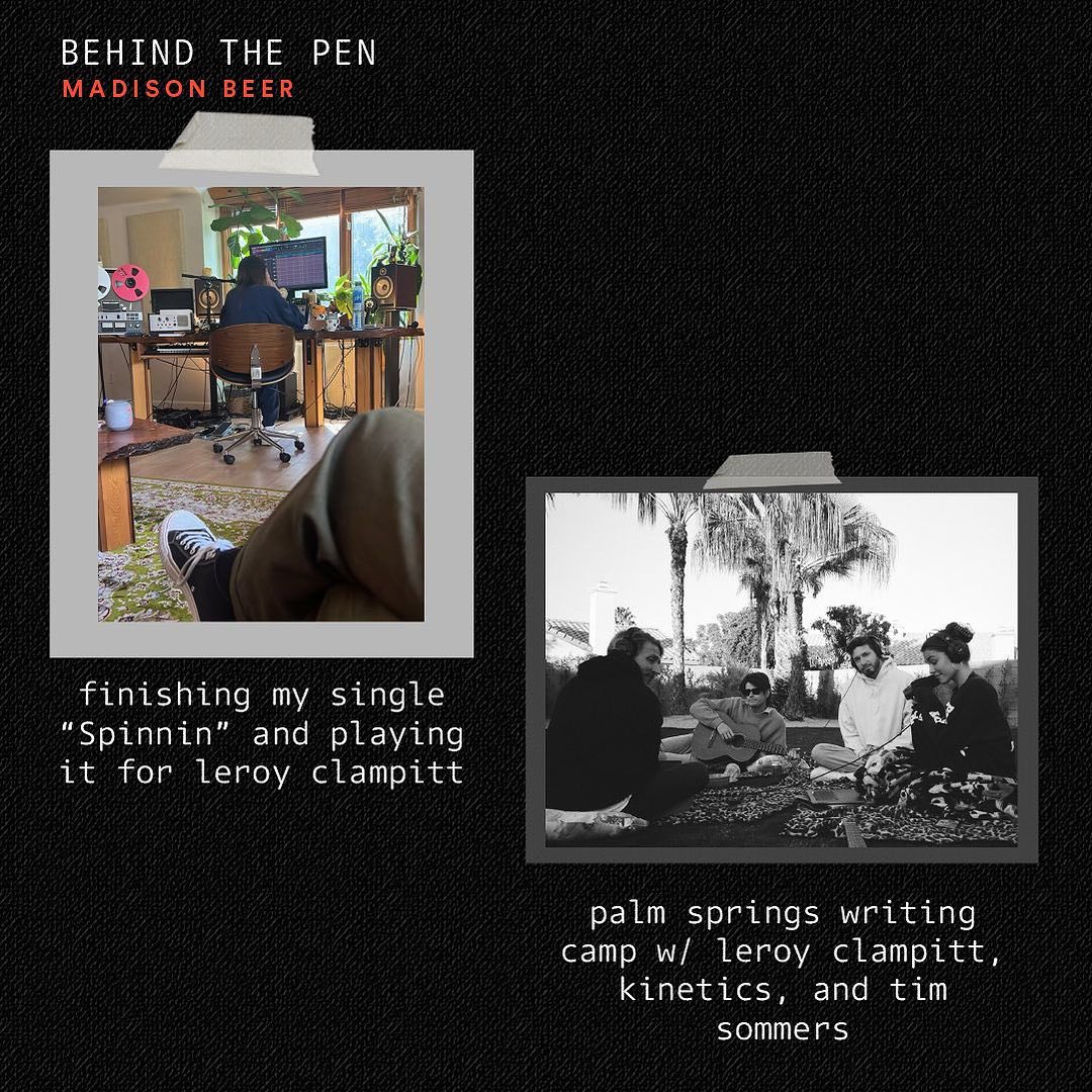mebnewsitaly's tweet image. 📸 spotifysongwriting via instagram: “@madisonbeer takes us straight to the studio in the newest edition of #BehindThePen✍️”
1/3