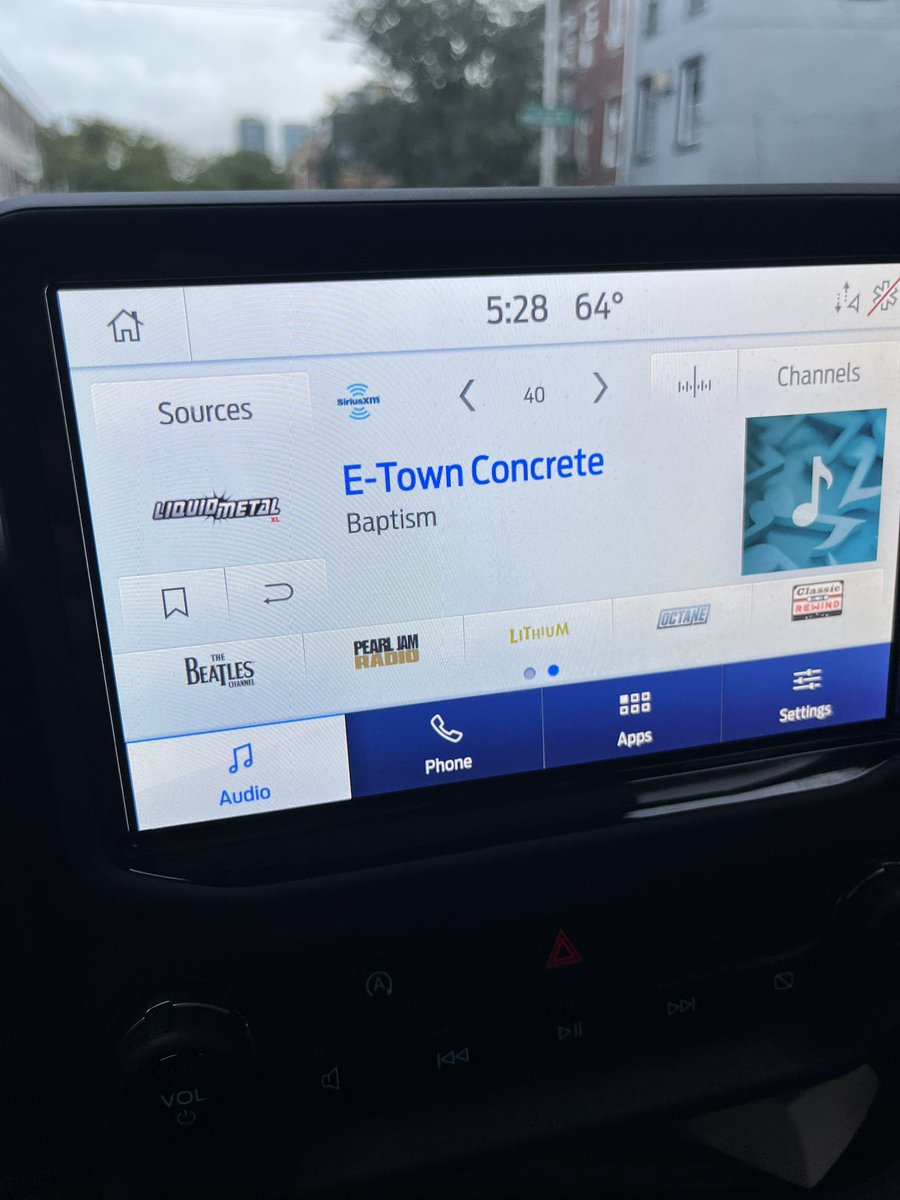 Not @SXMLiquidMetal playing @etownconcrete on my drive home!! BLAST IT!!!