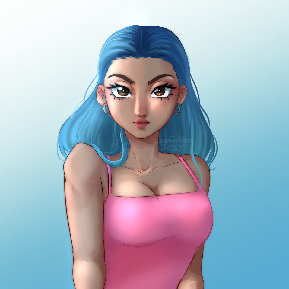 zzefelizz's tweet photo. Sketchhh, mostly an excuse to paint blue hair ahah

#digitalart #ArtistOnTwitter #dibujodigital #dibujo #drawing #Sketch https://t.co/p8jagPeUFv