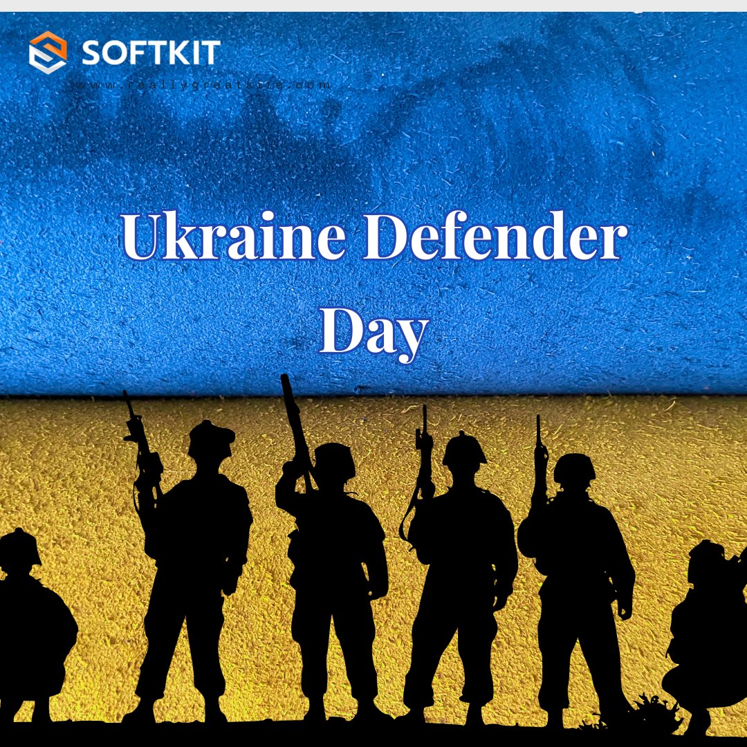 SoftkitIT's tweet photo. On October 1, Ukraine celebrates Defenders of Ukraine Day, a national holiday dedicated to all those who protect our country with their courage and bravery.

Glory to Ukraine!

Eternal memory to the Heroes! https://t.co/oy9I40Z9D5