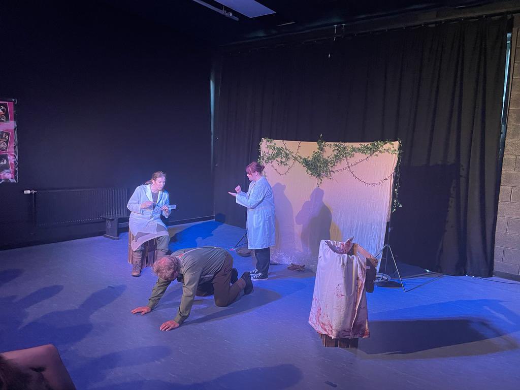 SWAPerfArts's tweet photo. Big thank you to @katmarypro theatre group for coming into SwA today to help our students get to grips with #woyzcek , students thoroughly enjoyed their day 👏🏼 https://t.co/pFntkQKJRl