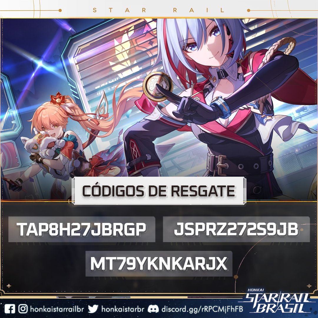 Código de Resgate - Honkai: Star Rail 