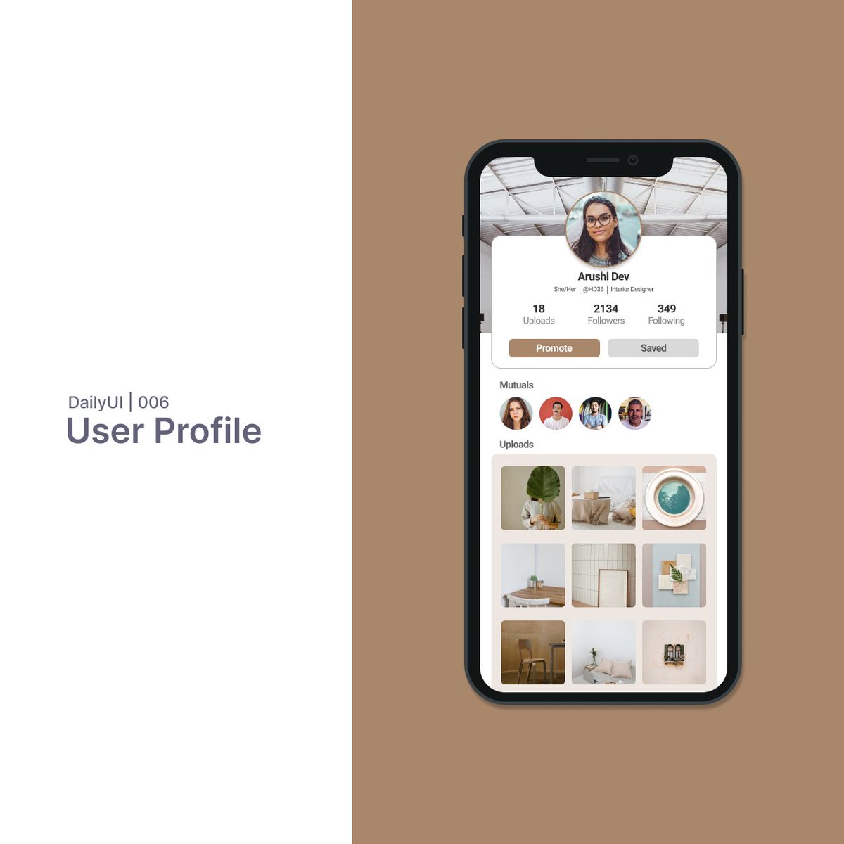ashishasarii's tweet photo. "๐ท On the 6th day of my 100 Days Daily UI Design Challenge, I'm excited to reveal the user profile for 'Mose,' the ultimate app for photography lovers! ๐จ Designed in Figma to bring creative minds together. The journey continues! ๐ #UIChallenge #DesignInFigma #MoseApp" https://t.co/AGdGq9tRpf