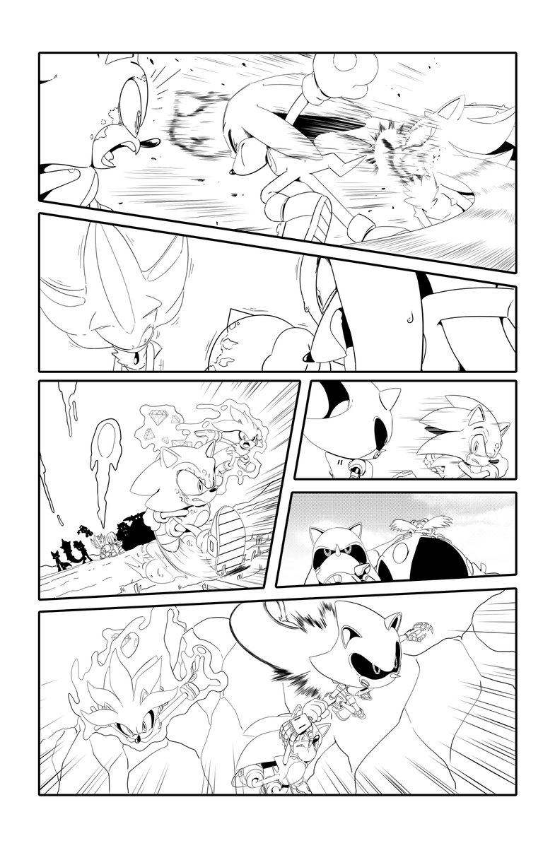 Just felt like posting an older issue's linework.
#SonicTheHedgehog #IDW #ComicArt