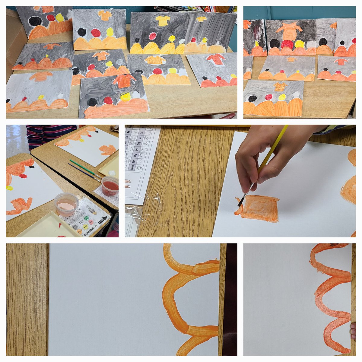 MmeKocher's tweet photo. To help us learn more about #Lajourneeduchandailorange and la vérité et la réconciliation we participated in a paint along with @MLunham. @bauer_stars @SEBStars1 https://t.co/pIVr2YGKU1