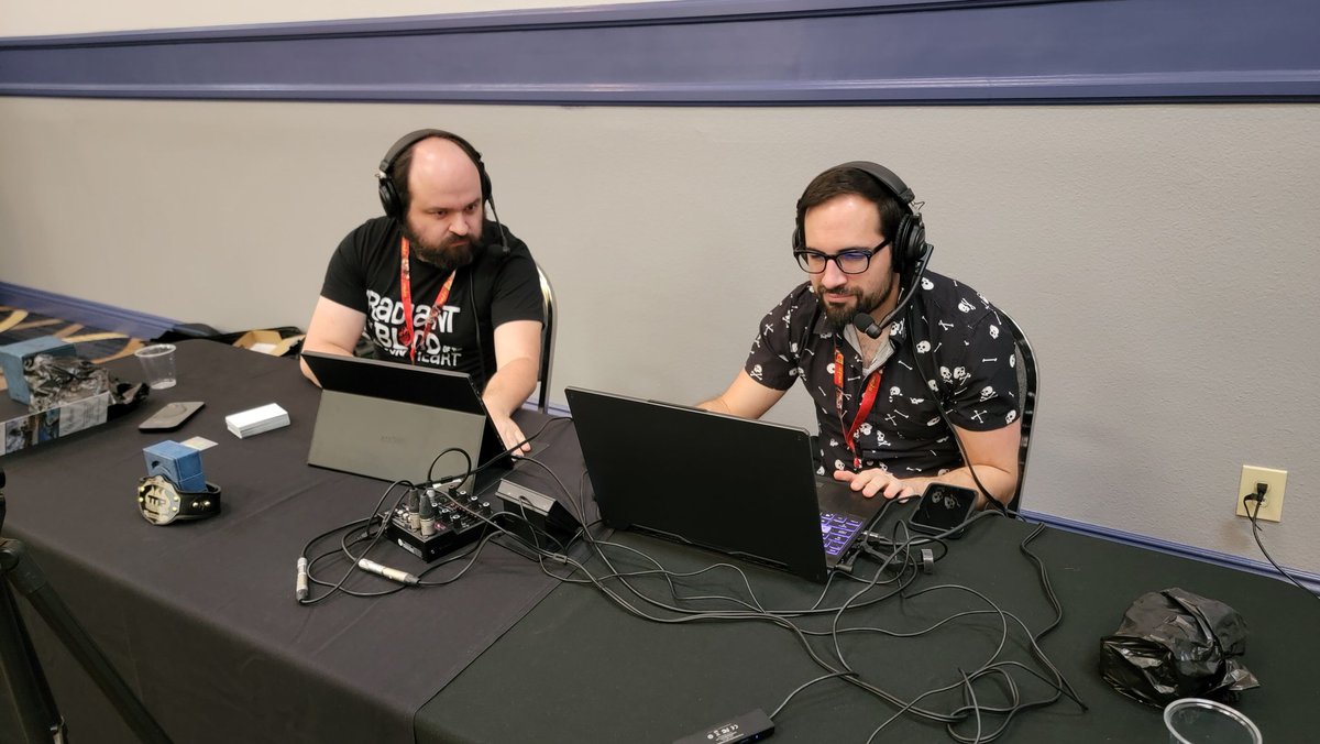 Doors open in 20 minutes for Day one of KeyForge Vault Tour Las Vegas. If you can't be here in person, join the action by checking out <a href="/tabletoproyale/">tabletoproyale</a> 's stream! 

twitch.tv/tabletoproyale