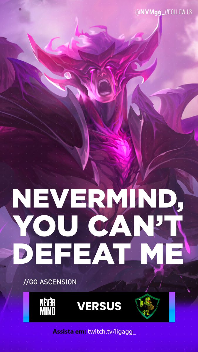 NVMgg_'s tweet photo. Hoje, às 19h, estaremos presentes em Summoner's Rift para mais uma etapa da @LigaGG_ Ascension! Dessa vez, enfrentaremos a @UdiaEsports 😎
Contamos com a presença de todas as nossas corujas na stream! Não deixe de acompanhar, hein? #GoNVM 💜🦉
📺 https://t.co/g5ZjFkZG2N https://t.co/eRtYRZmtpb