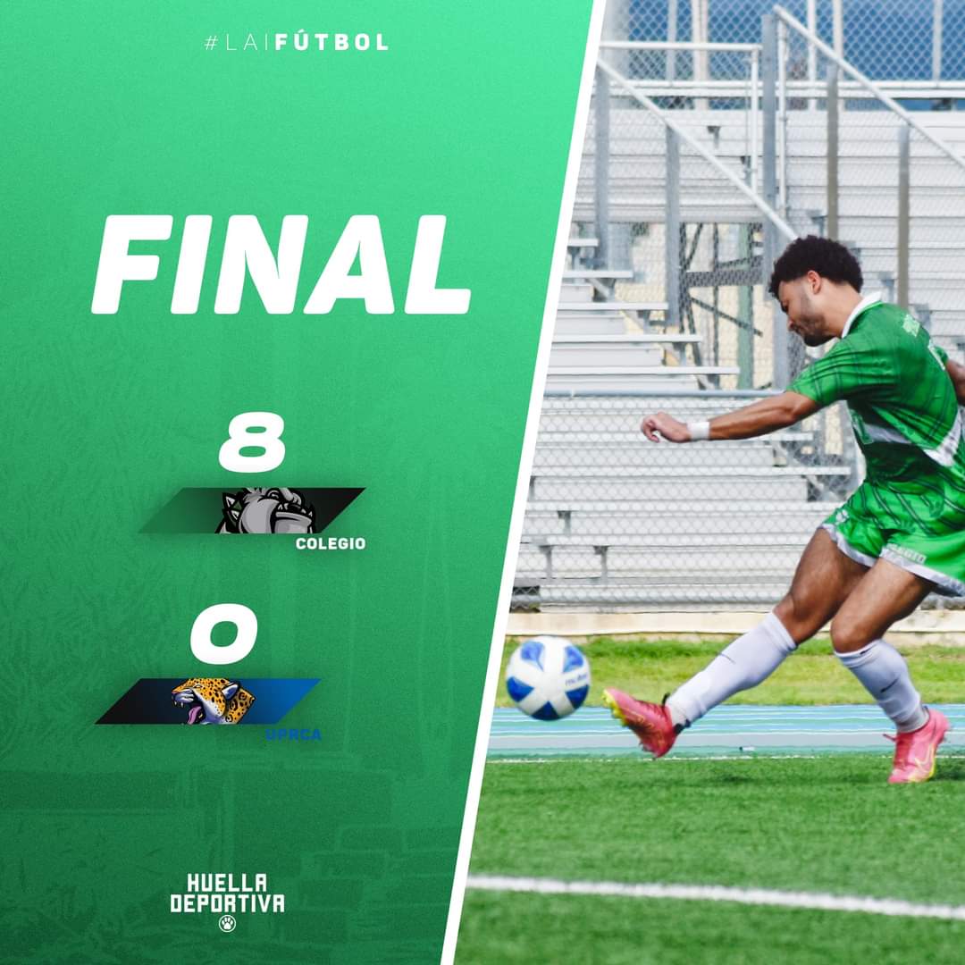 ¡PALIZA COLEGIAL! 🤯

Los Tarzanes de la Universidad de Puerto Rico Recinto de Mayaguez derrotaron ampliamente a los Jaguares de la UPRCA en el partido de ayer en el #LAIFútbol⚽️.

Fuente- Huella Deportiva