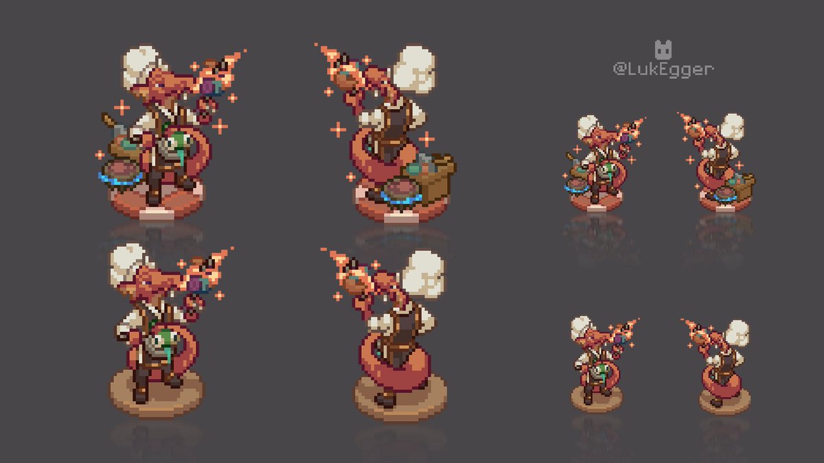 LukEgger's tweet photo. Tavern Cook Miniature🔥✨
#art #pixelart #ドット絵 https://t.co/w8acO5lciw
