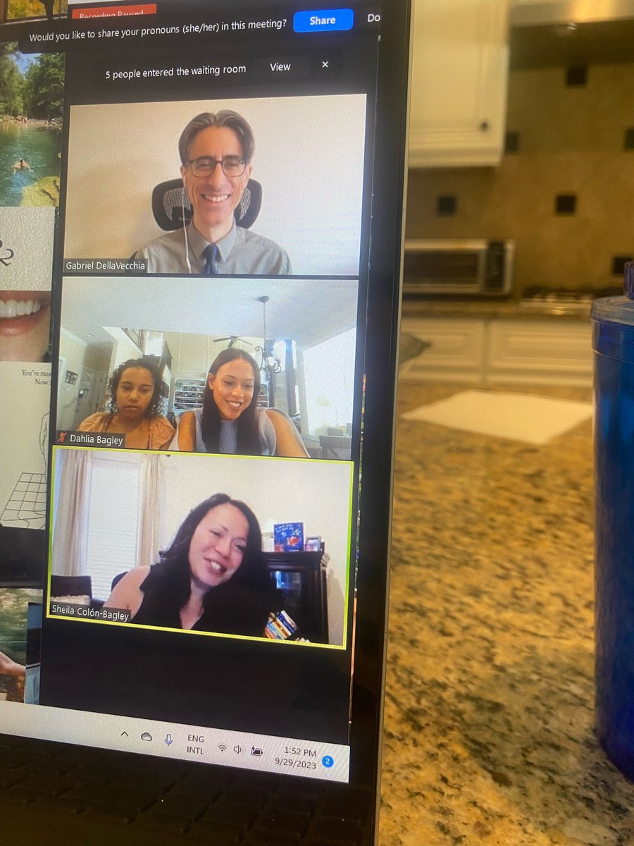 Did my first school visit as an author today and it was with my youngest’s new virtual school! She and my eldest joined me as co-MC. What an honor! Thanks for having me <a href="/joinprisma/">Prisma</a>!