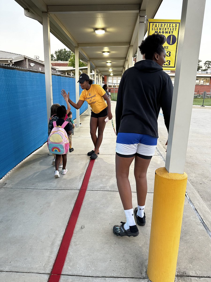 Women's Basketball KILLED IT at High Five Friday This Morning!