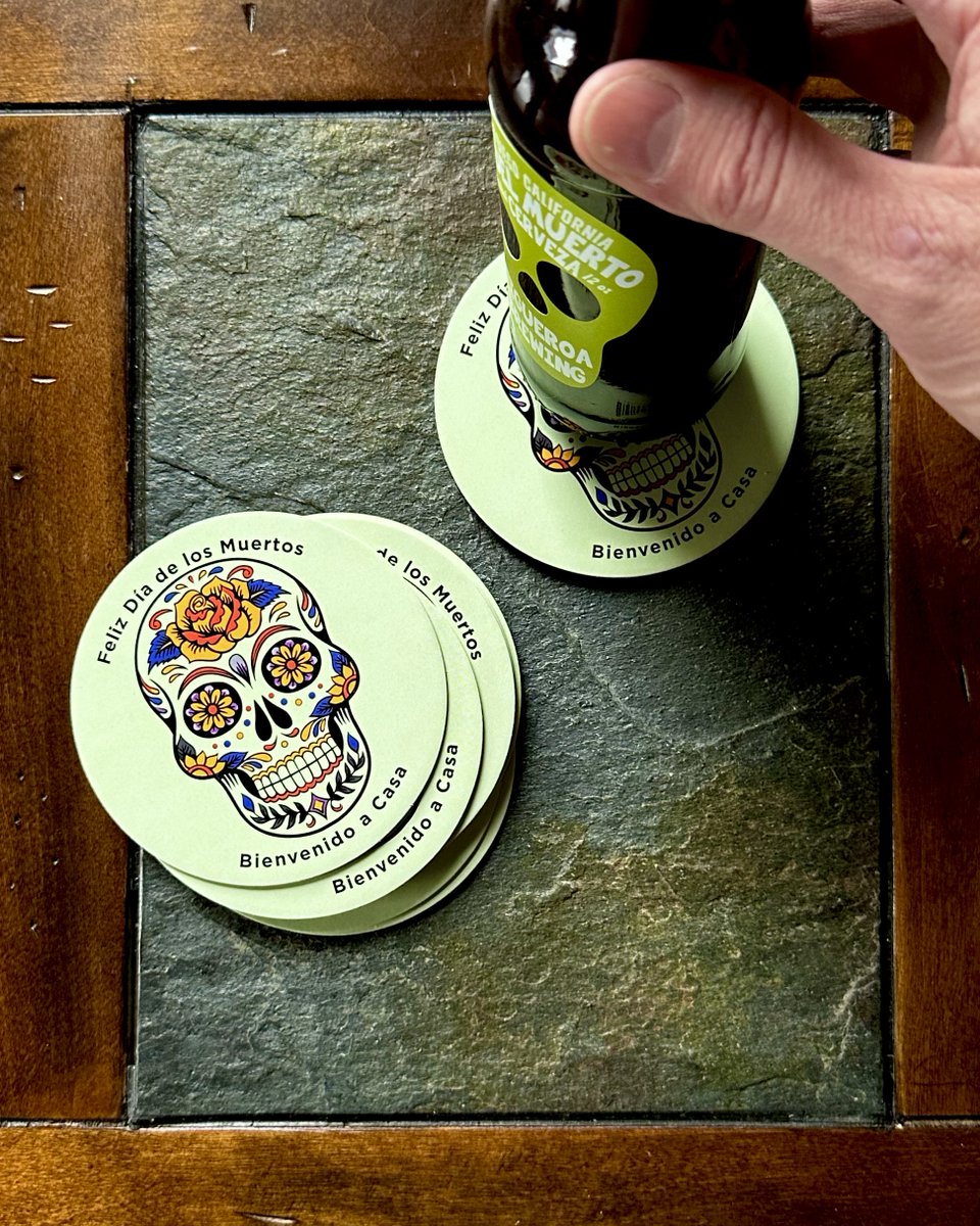 💀 Elevate your spooky season party with custom Day of the Dead coasters. Add a touch of vibrant elegance to your celebration. Impress your guests with unique details that make a difference! 
#EvermineLabels #spookyseason2023 #DayOfTheDead #HalloweenParty #CustomCoasters