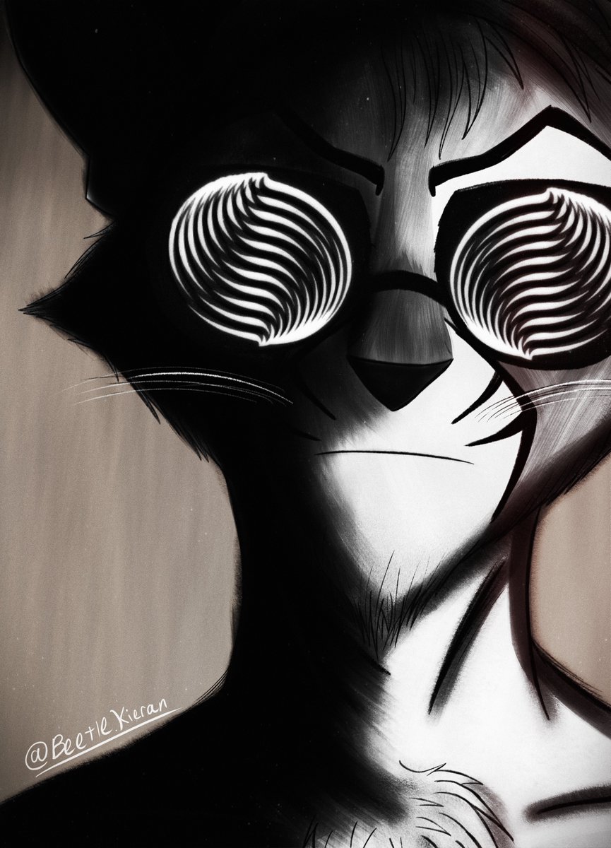 I’m Only Sleeping.
——————
#lackadaisy #LackadaisyCats #lackadaisyfanart #anthroart #fanart #TheBeatles #richardavedon