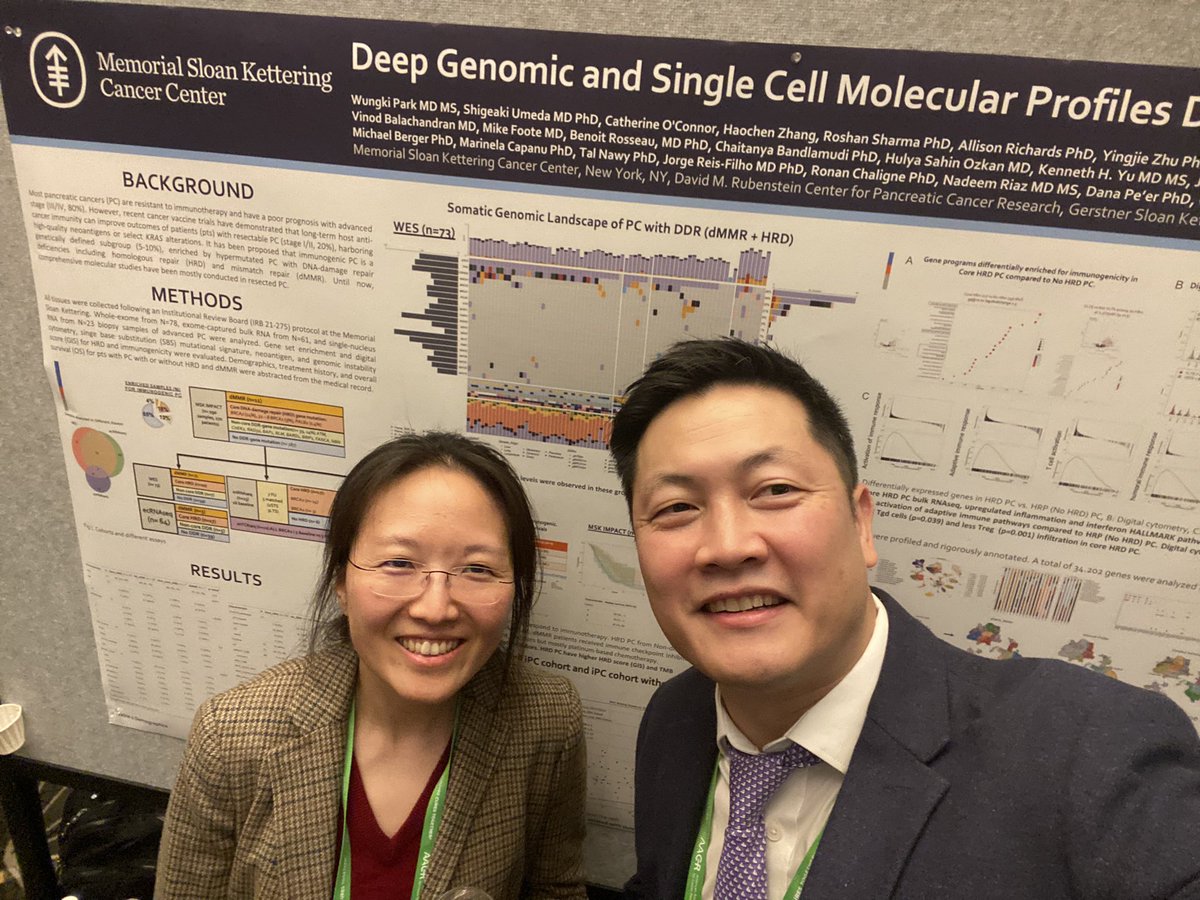 And the fun part is meeting #gurus and #risingstars in #PancreaticCancer world and making new collaborators #CancerResearch The poster room is packed #PancSM #AACRpan23 @taliagolan22 @Paul_TdL Chisalewine @ShivanSivakumar @EejungKim