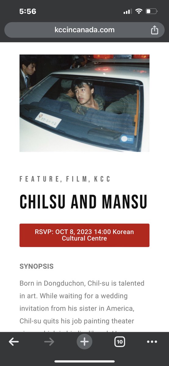 Thrilled to be invited to contribute classic film recommendations to the Ottawa Korean Film Festival. I will never stop talking about AIMLESS BULLET 🦷 💢and happy to get personal fave CHILSU AND MANSU in as well ➡️  kccincanada.com #Ottawa #koreancinema