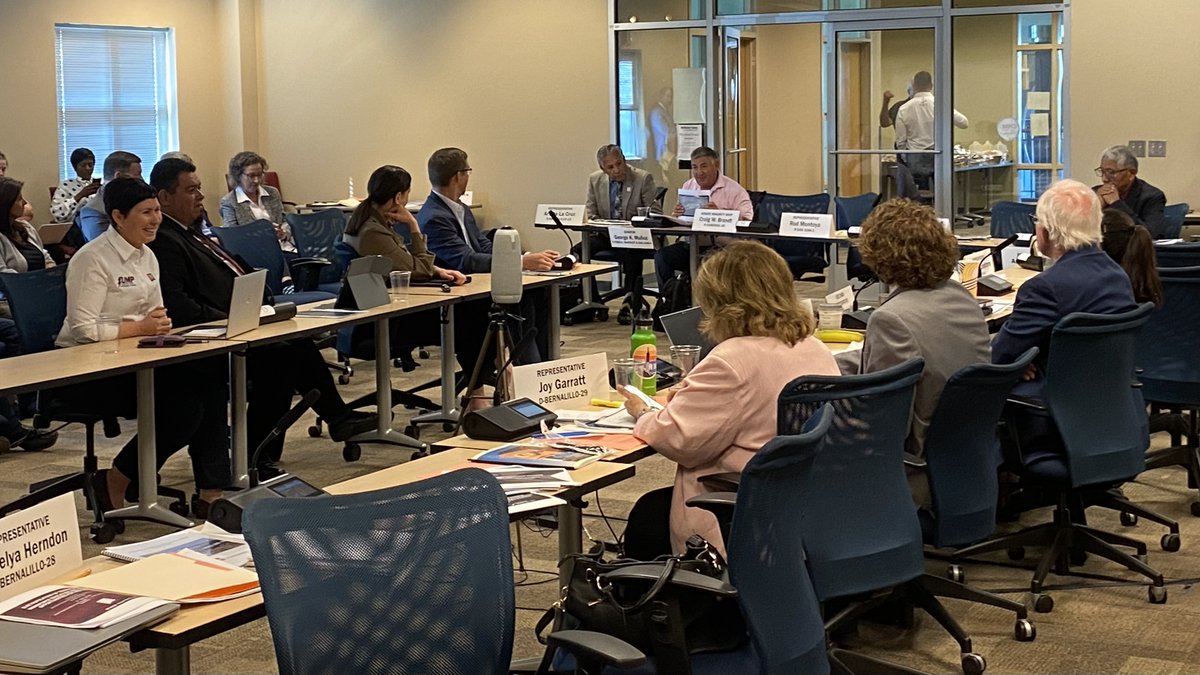 #NMSUImpact - Dr. Olga Lavrova, associate professor at the Klipsch School of Electrical and Computer Engineering, presenting on #EVs and the charging grid before #NewMexico Transportation Infrastructure Revenue Committee. <a href="/NMSU_engineer/">NMSU Engineering</a> <a href="/NMSUgov/">NMSU Gov Relations</a> <a href="/olga_lavrova/">ProfessorOlga@NMSU</a> <a href="/NMSUResearch/">NMSU Research</a>