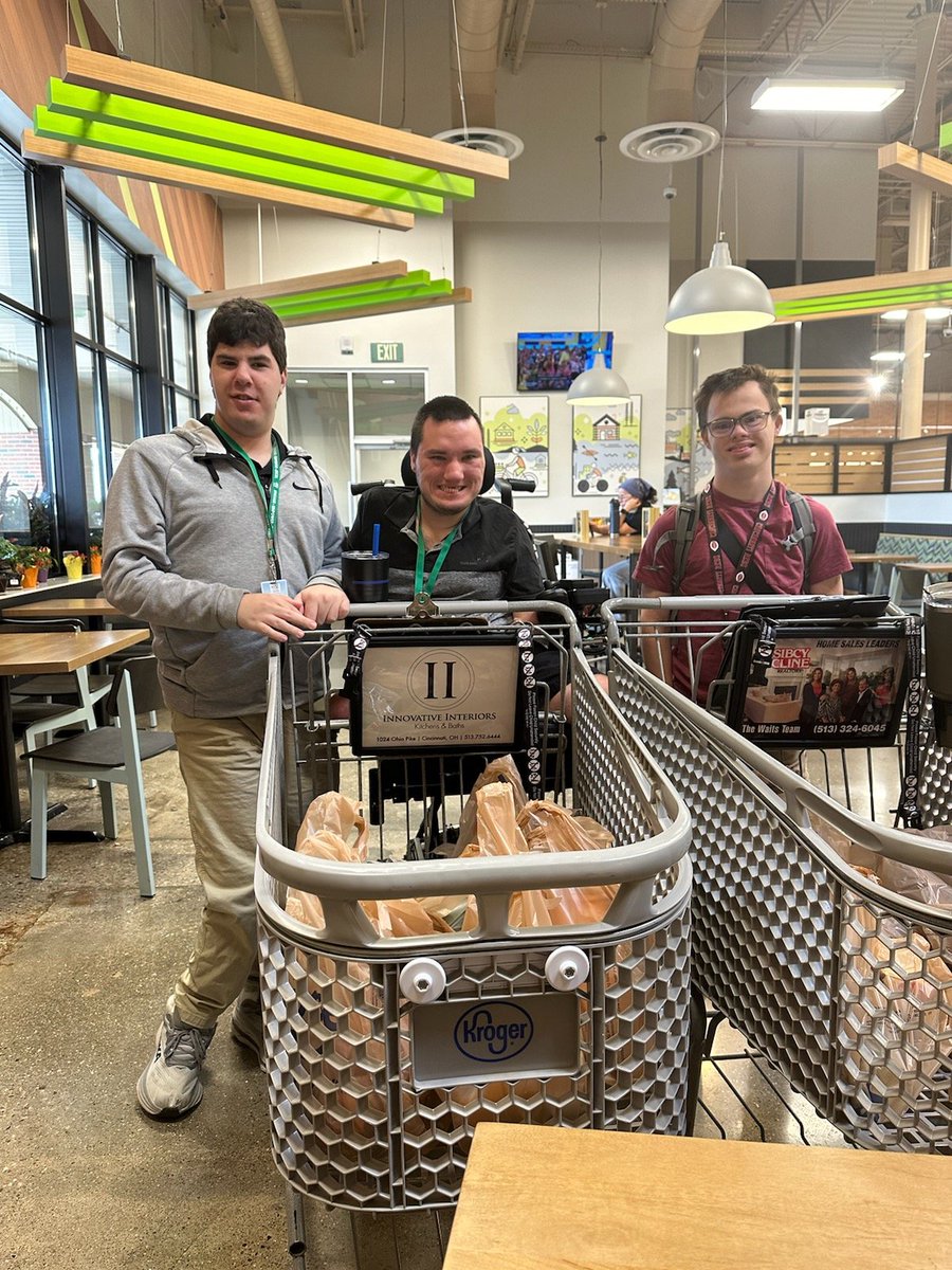 If you need a personal shopper, these 3 young men know Kroger like the back of their hands. WE APPRECIATE YOU!!! #TransitionToWork #AHSisFamily