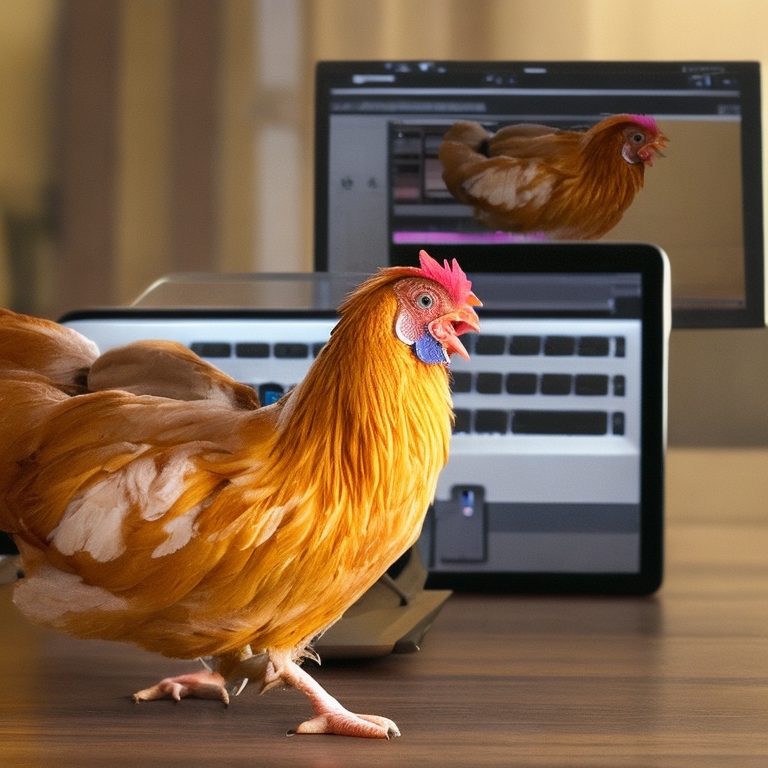 CardsRc's tweet photo. Why did the rubber chicken sit next to the computer on Friday? To keep an "eye" on the mouse that was ready to click into weekend mode! 🖱️ #TechyFriday https://t.co/Fr4NQskv8z