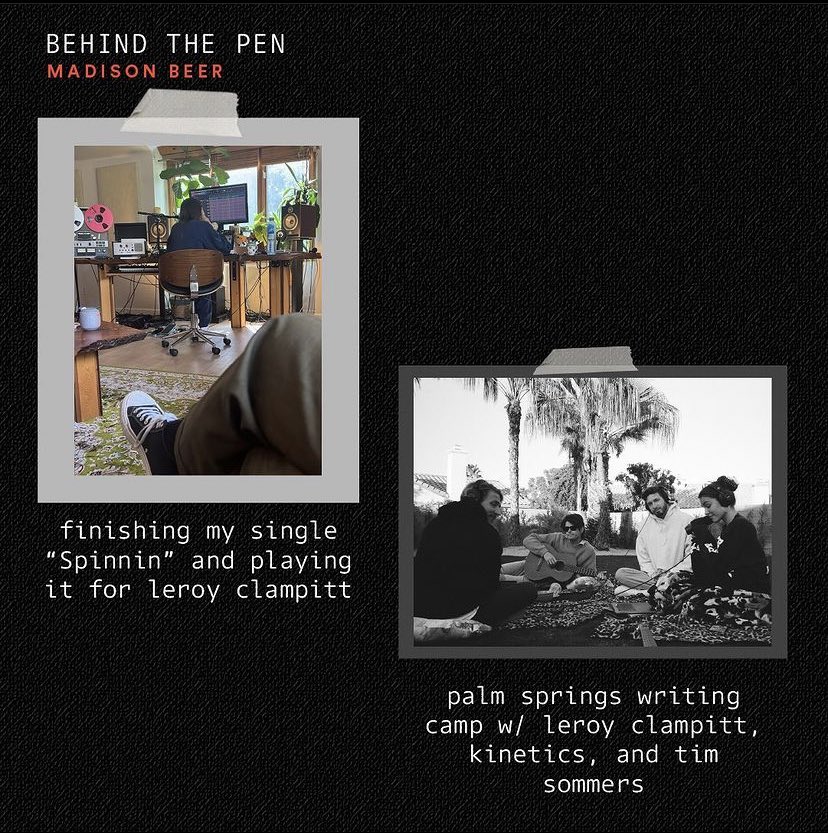 madisondailypl's tweet image. 📸 Spotify podzieliło się zdjęciami Madison zza kulis podczas pracowania nad albumem w najnowszej edycji #BehindThePen.