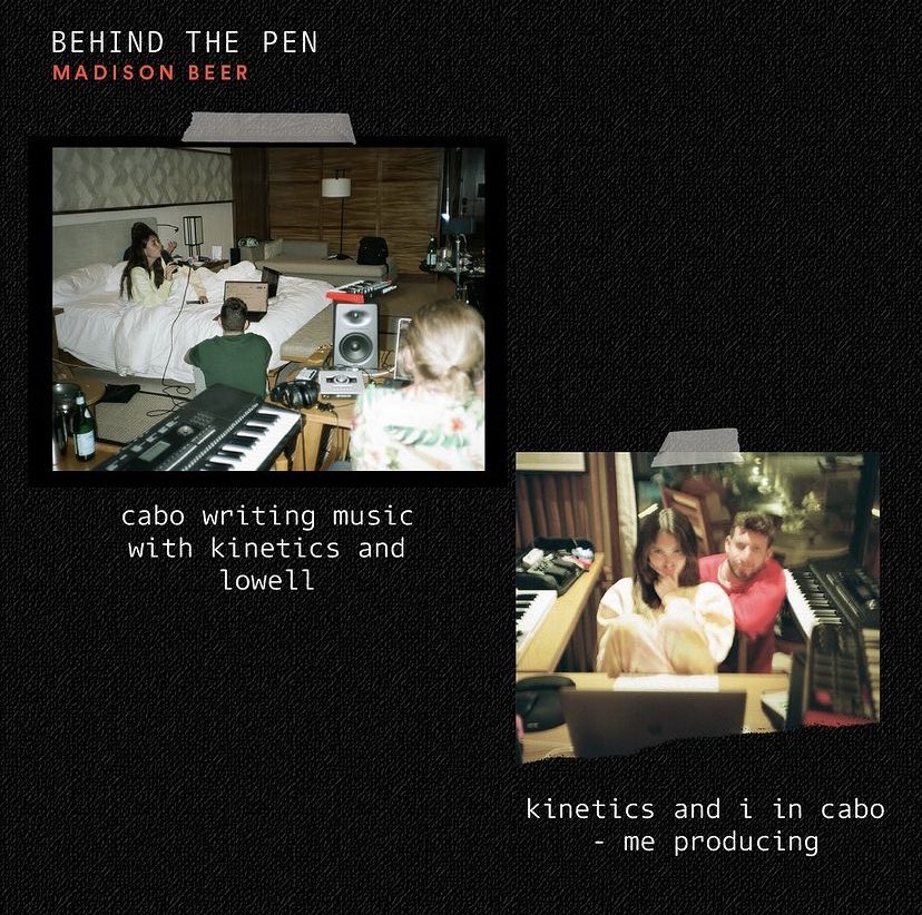 madisondailypl's tweet image. 📸 Spotify podzieliło się zdjęciami Madison zza kulis podczas pracowania nad albumem w najnowszej edycji #BehindThePen.