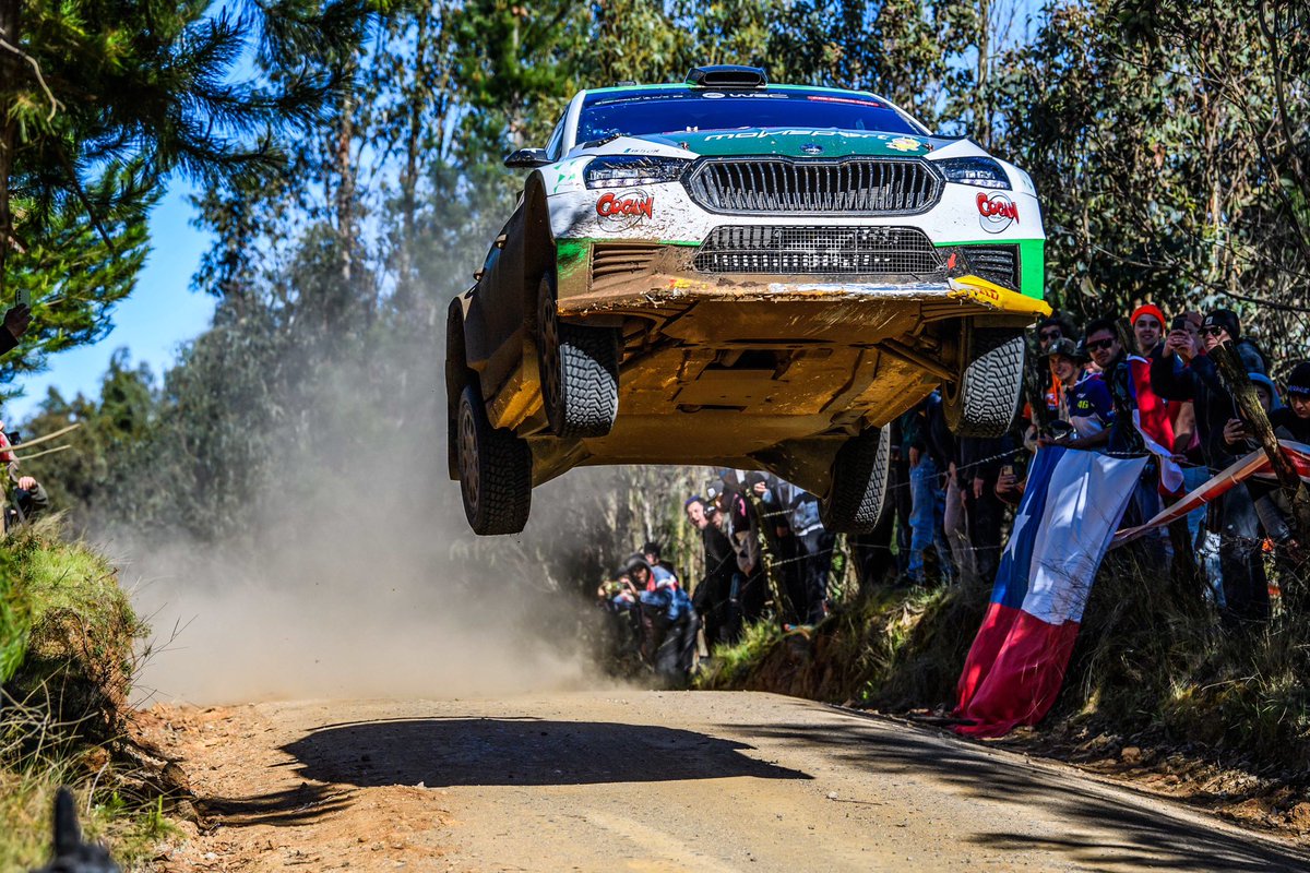 toksportwrt's tweet photo. 1๏ธโฃ2๏ธโฃ3๏ธโฃ4๏ธโฃ in WRC2 after Friday at #RallyChile ๐จ๐ฑ
#ToksportWRT #SkodaFabiaRSRally2 #SkodaMotorsport #EvolutionOfSuccess #WRC https://t.co/2DKoLoQHK7