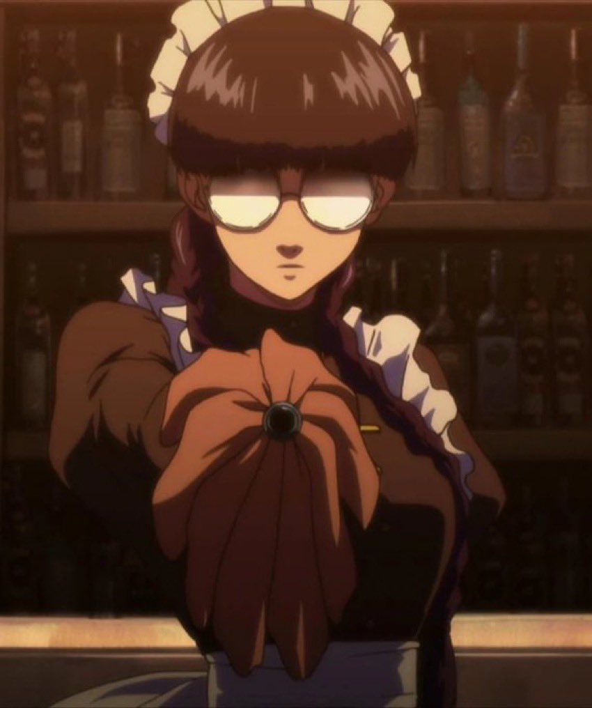 Archie80449653's tweet photo. If i were to give my OWN matchup though
I’d probably put him up against roberta from black lagoon https://t.co/91BCn5tcPC