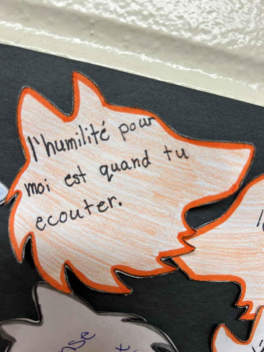 We marked Truth and Reconciliation Day today by reflecting on the teaching of humility as a foundation to our acts of reconciliation. Together we took a community walk, led by students carrying our Survivors flag. #orangeshirtday #humility #reconciliation